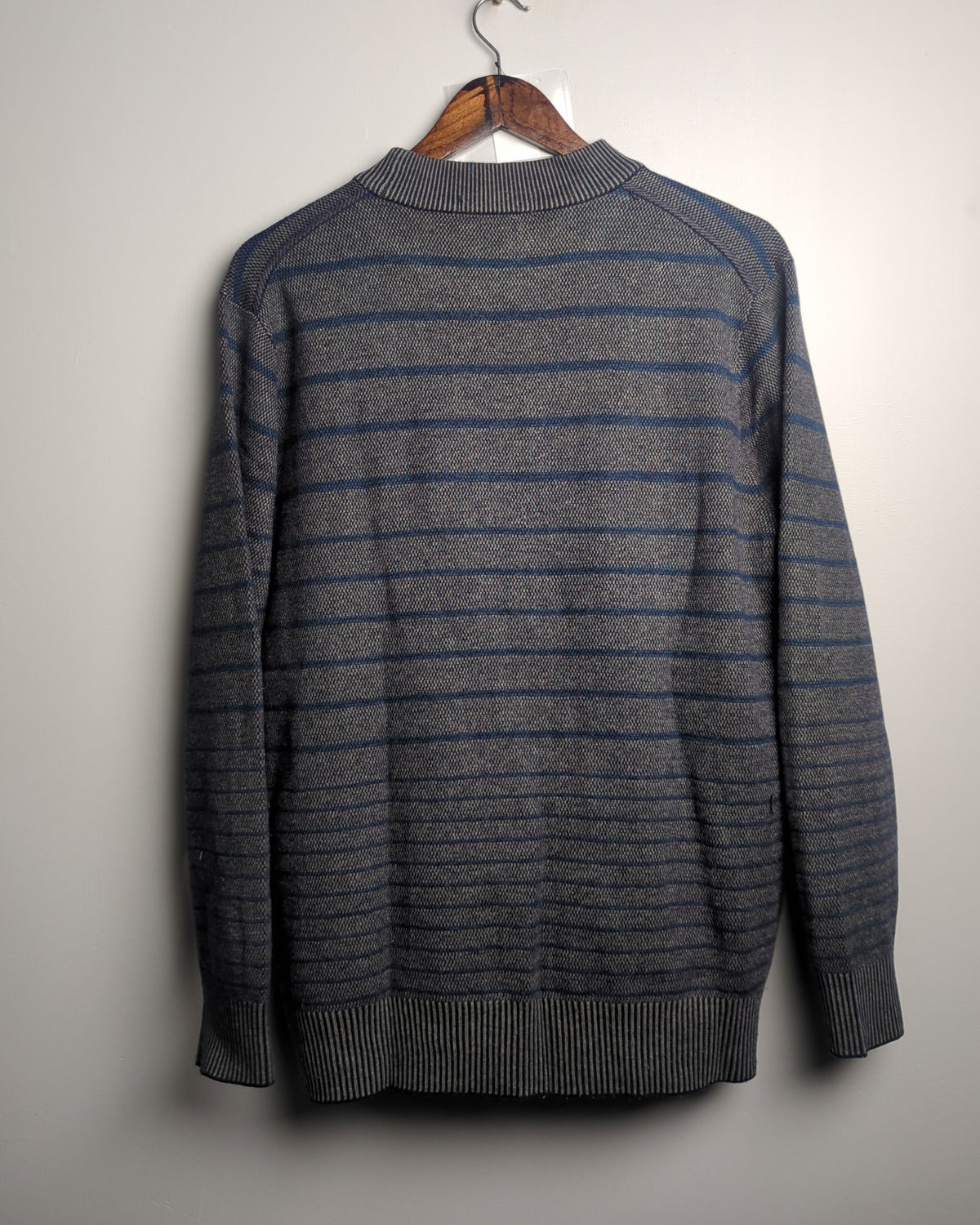 Sundance Gray Striped Sweater