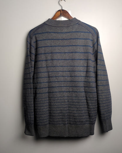 Sundance Gray Striped Sweater