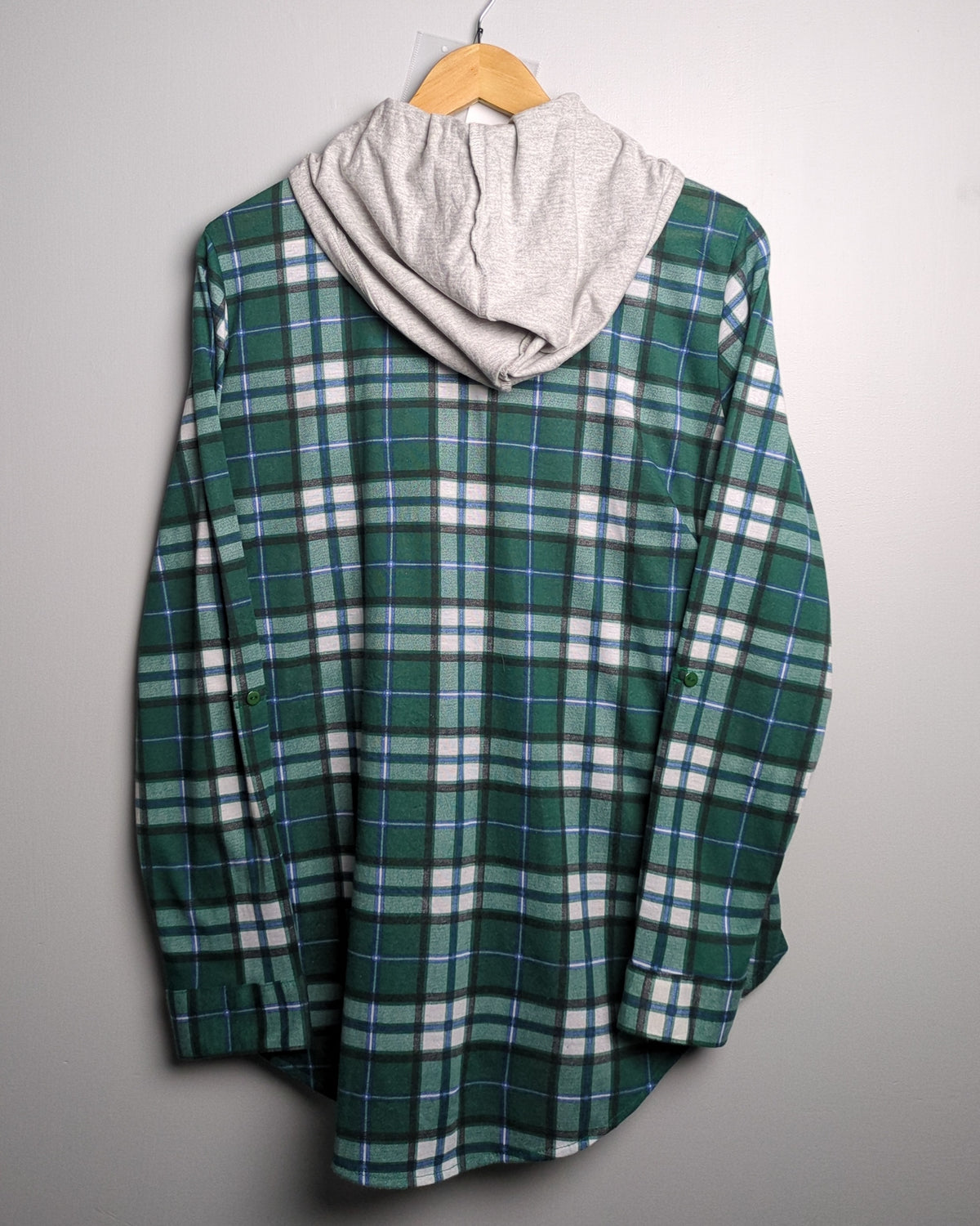My Style Green Hooded Shirt