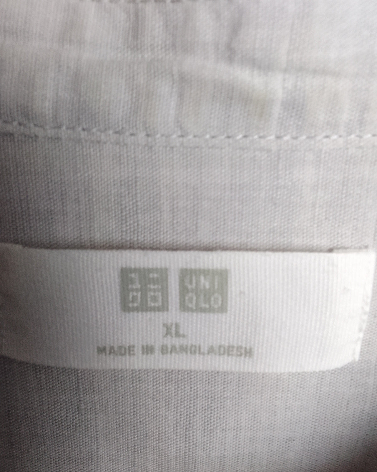 Uniqlo Gray Mandarin Shirt