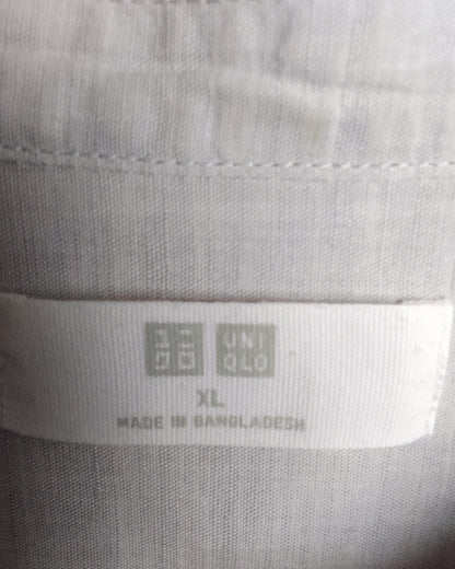 Uniqlo Gray Mandarin Shirt