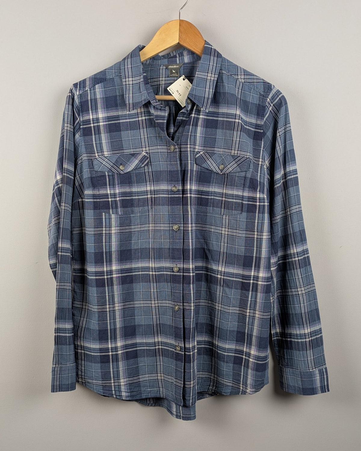 Blue Plaid Shirt