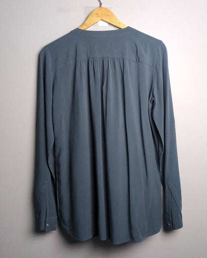 Loft Blue Button Blouse