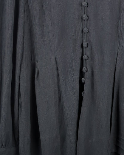 Black Buttoned Blouse