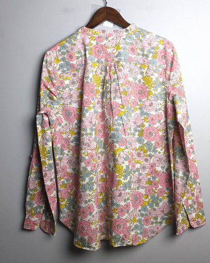 Talbots Pink Floral Blouse