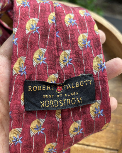 Robert Talbott Wine Printed Necktie