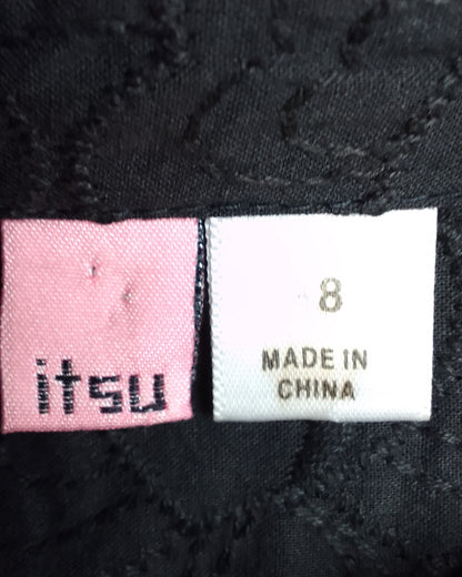Itsu Black Eyelet Blouse