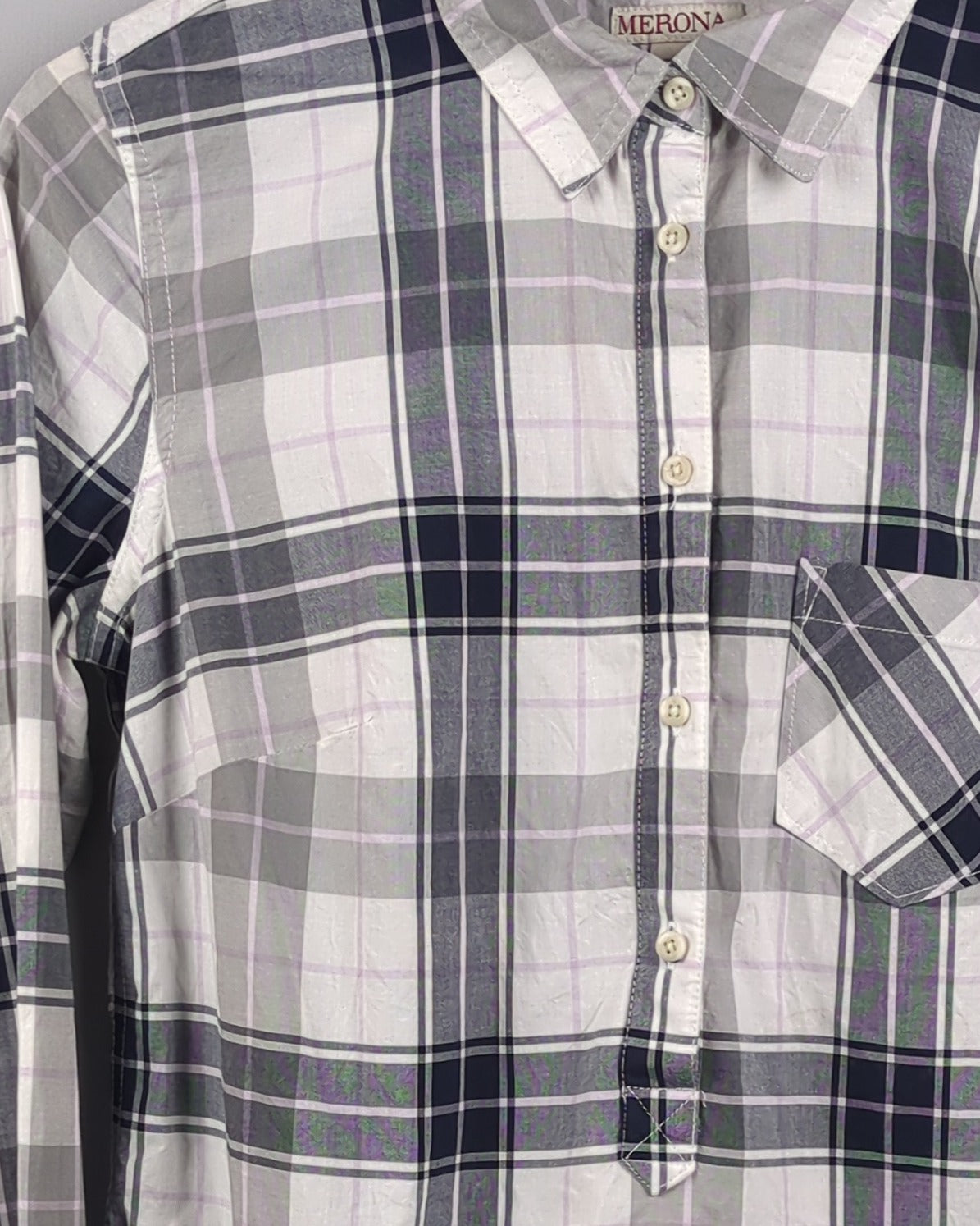 Gray Plaid Shirt