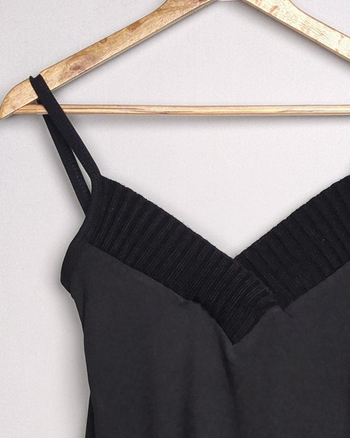 Black Ribbed Camisole