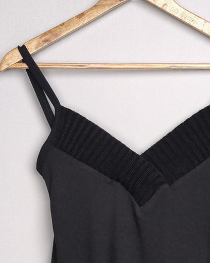Black Ribbed Camisole