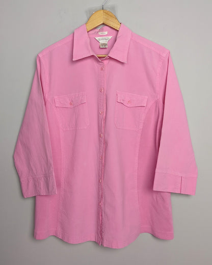 Natural Reflections Pink Button-Down Shirt