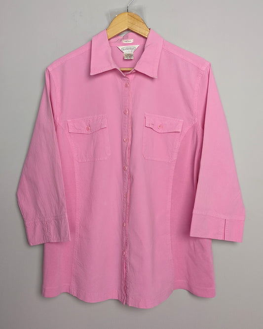 Natural Reflections Pink Button-Down Shirt
