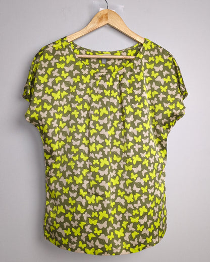 Tinley Road Green Butterfly Top