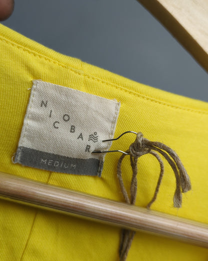 Nicobar Yellow Organic Cotton Dress