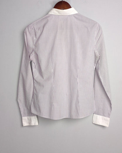 Lacoste White Button-Down Shirt