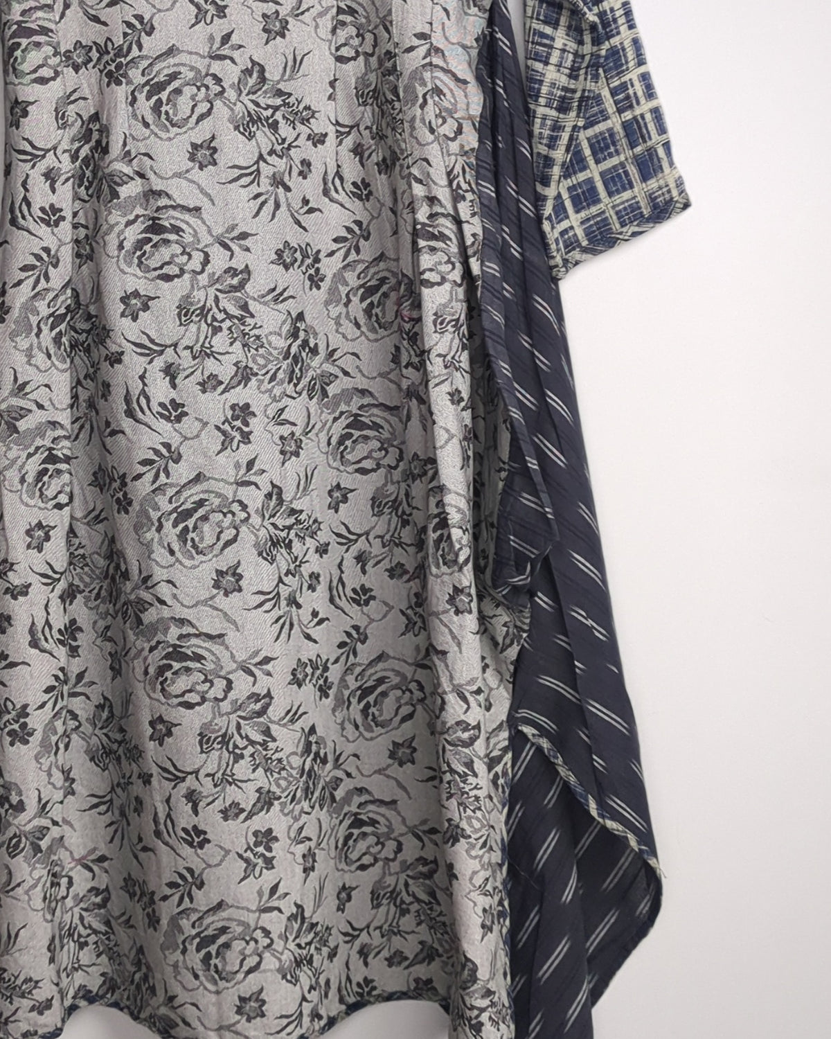 Gray Asymmetric Tunic