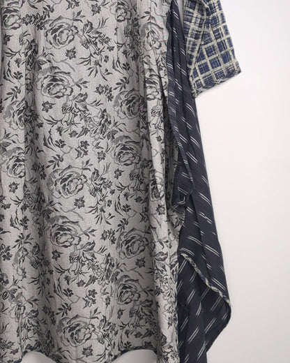 Gray Asymmetric Tunic