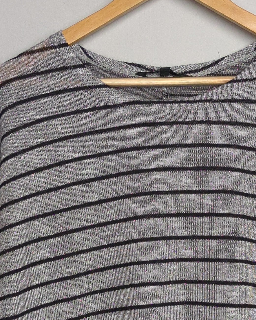 Nuon Grey Striped Sweater
