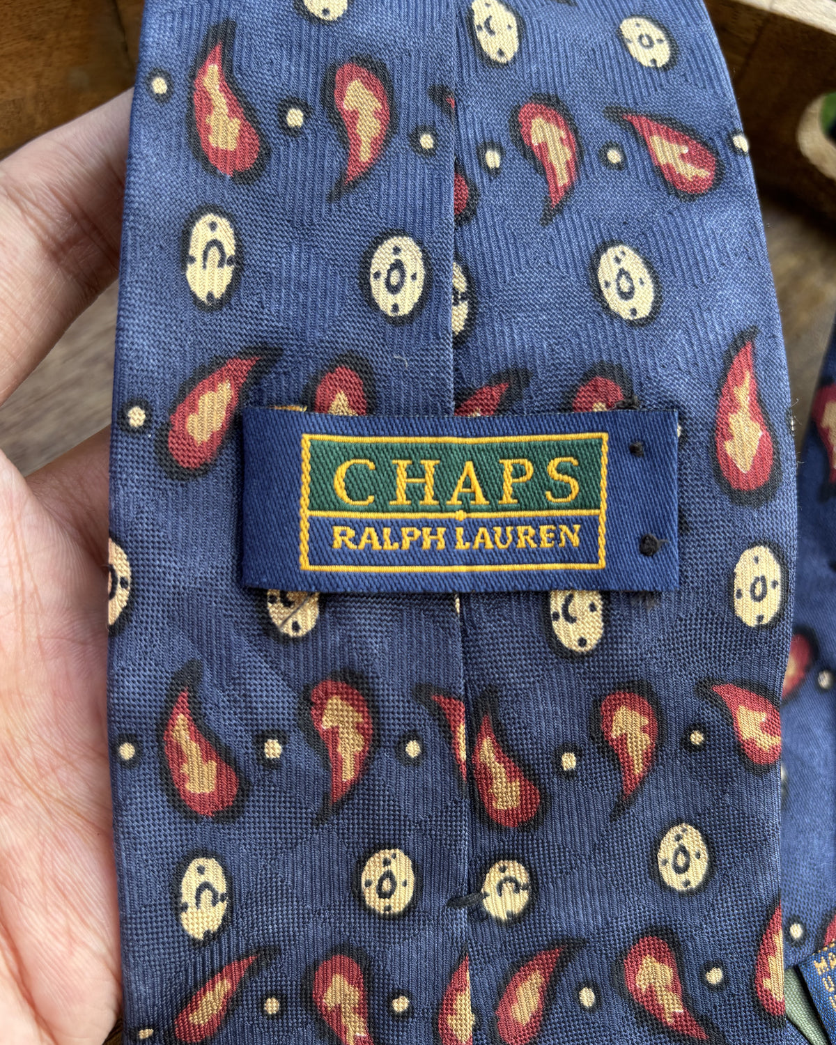 Chaps By Ralph Lauren Blue Neck Tie