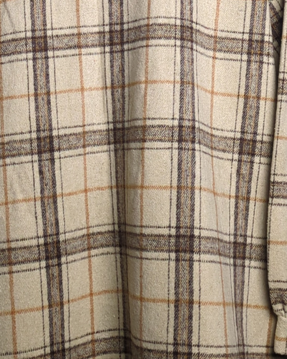 Beige Flannel Shirt
