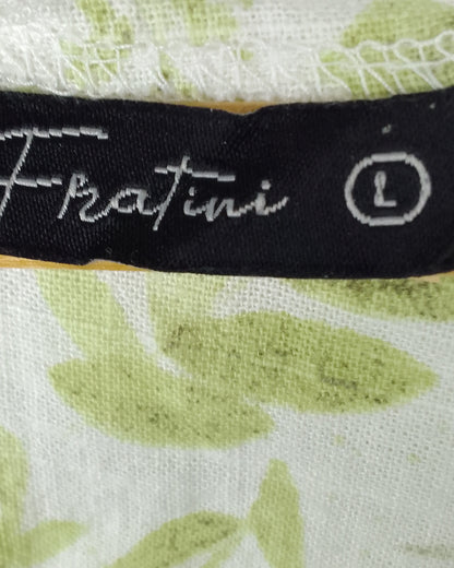Fratini Green Floral Top