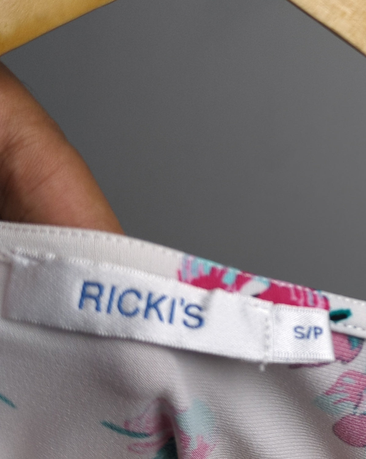 Ricki'S White Floral Top