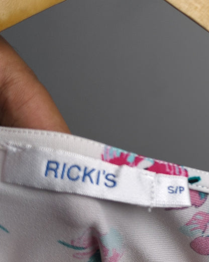Ricki'S White Floral Top