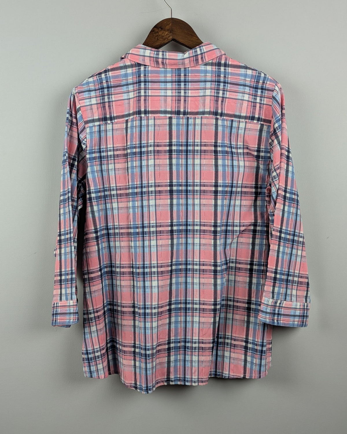 Pink Plaid Shirt