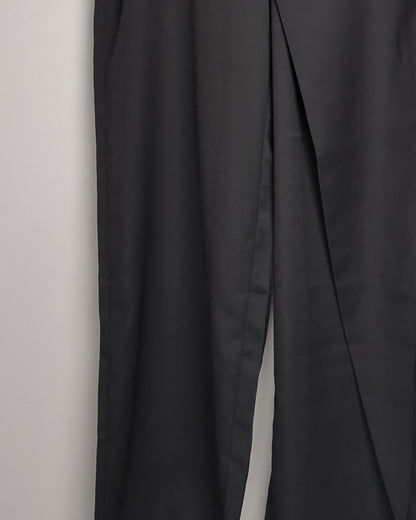 Freakins Black Wrap Trousers