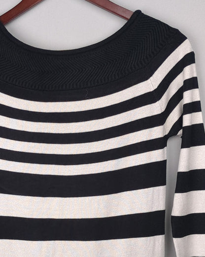 Black Striped Sweater
