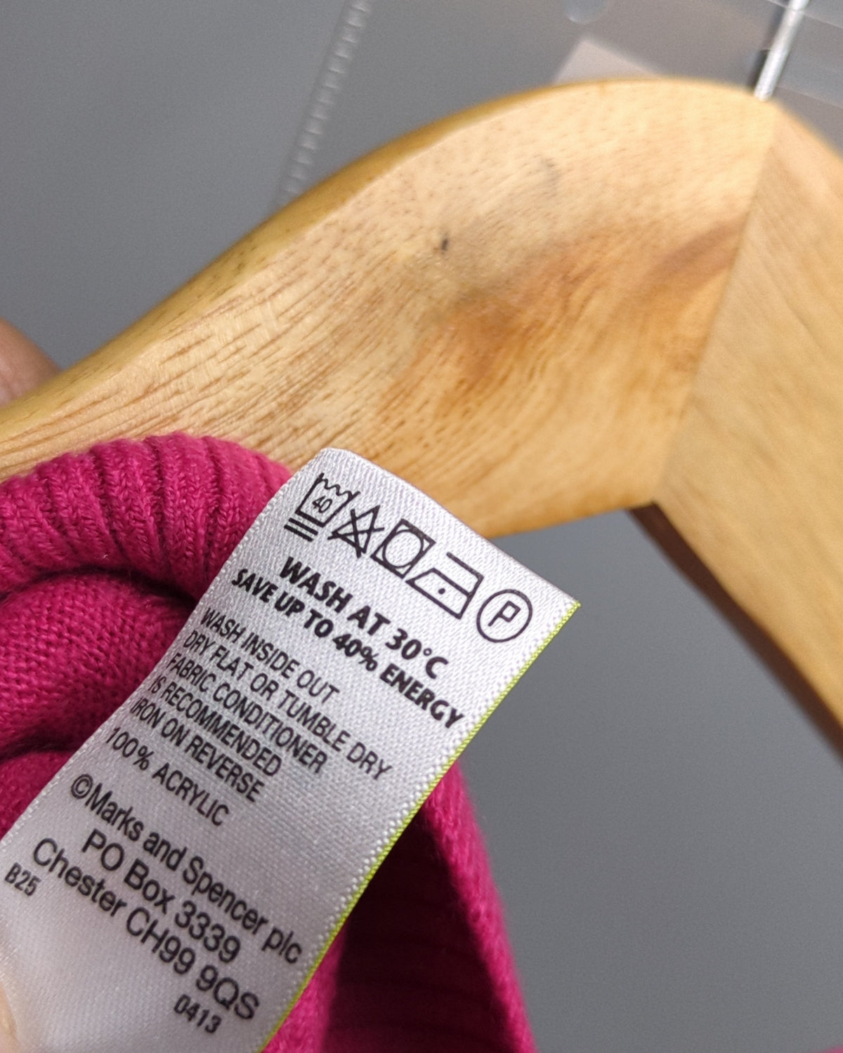 Marks And Spencer Pink Crewneck Sweater