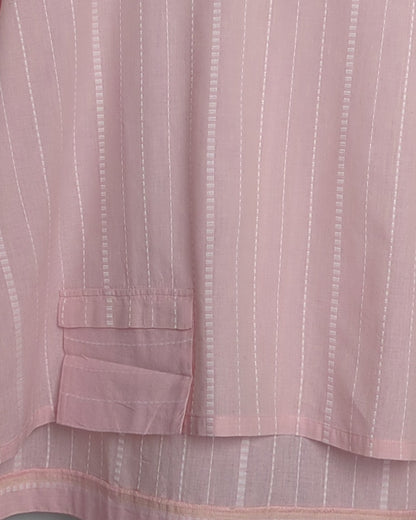 Miniature Auroville Pink Striped Top