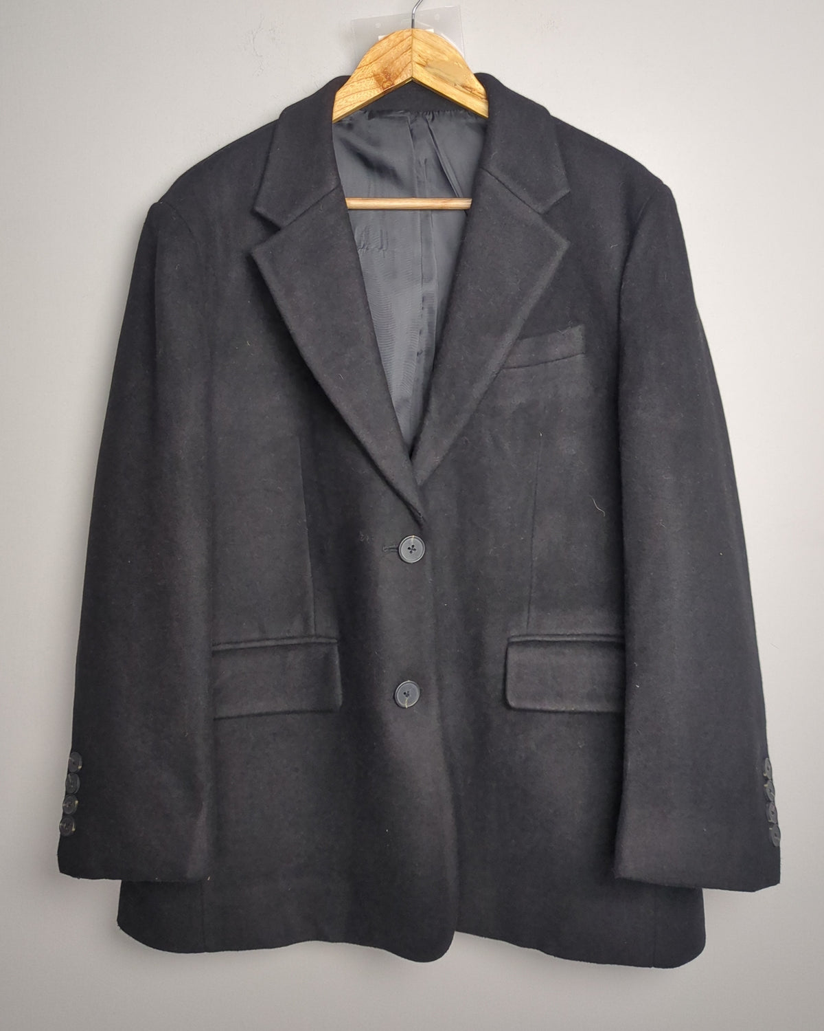 Musinsa Standard Black Woolen Blazer