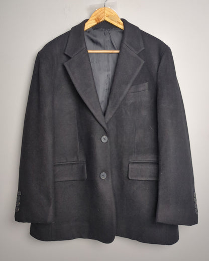 Musinsa Standard Black Woolen Blazer