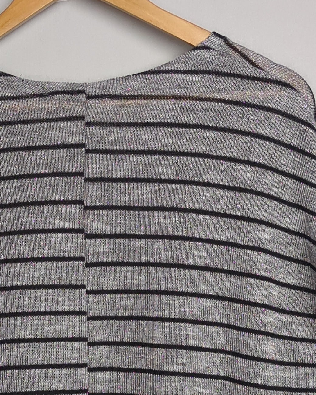 Nuon Grey Striped Sweater