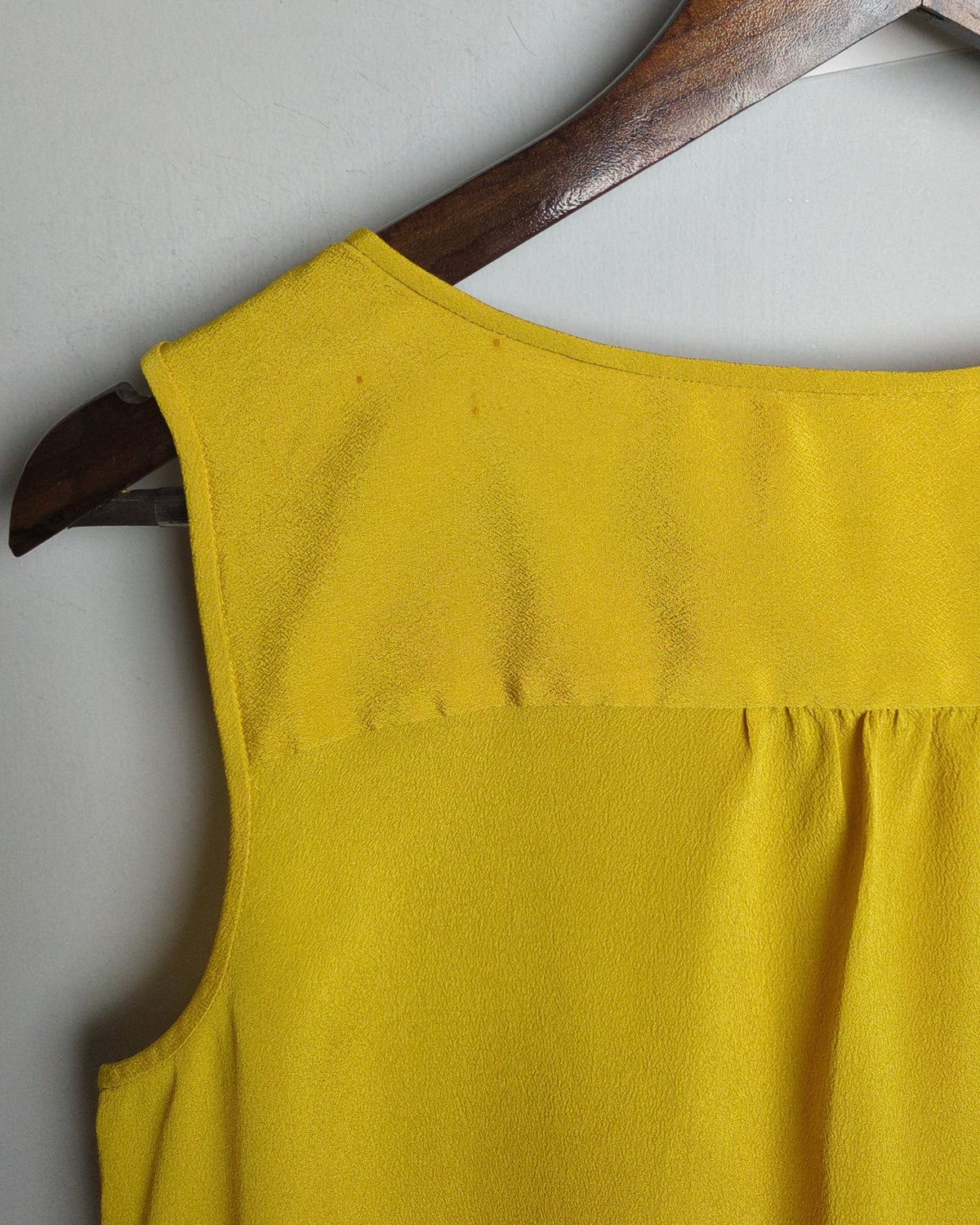 Ann Taylor Loft Orange Pleated Top