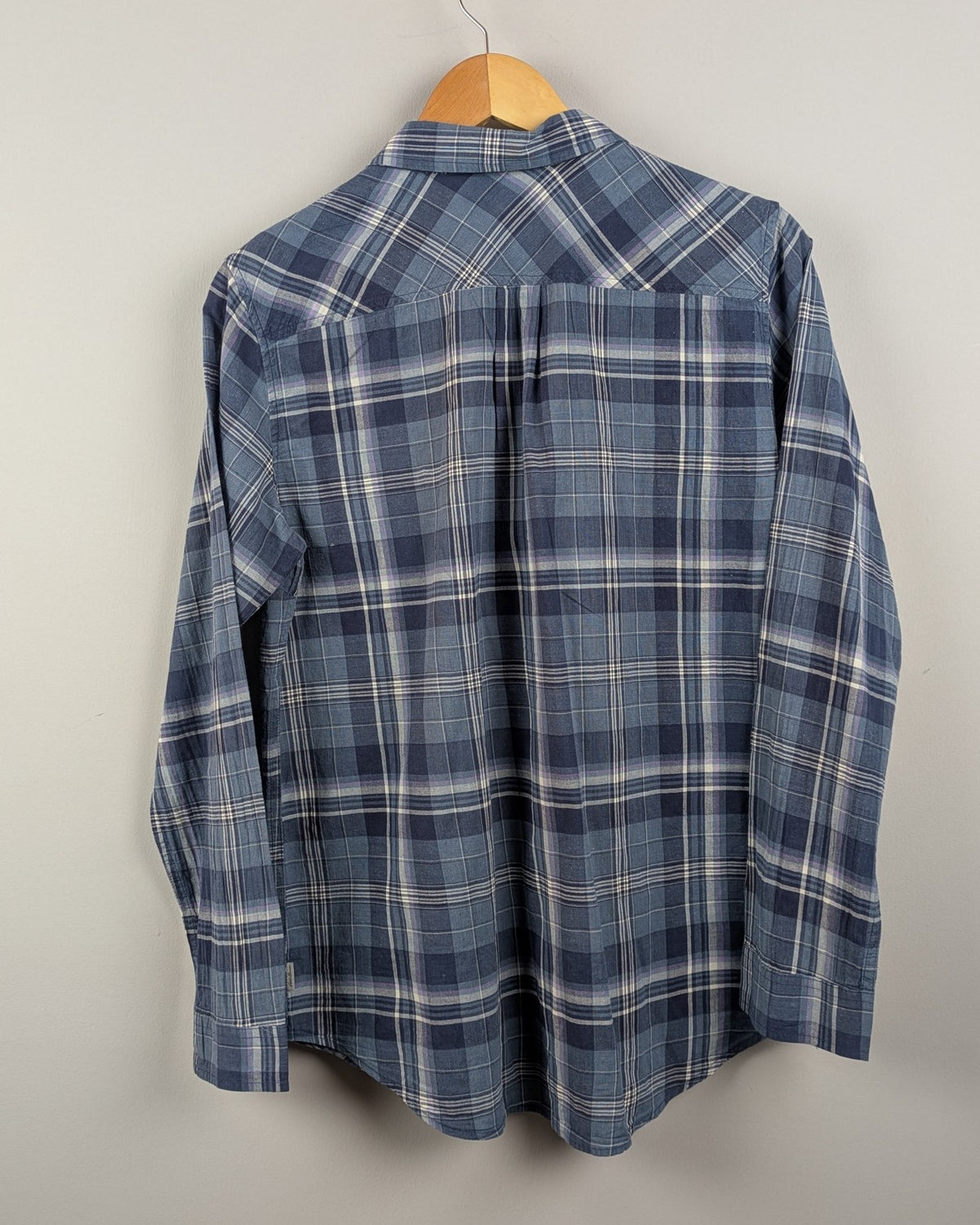 Blue Plaid Shirt