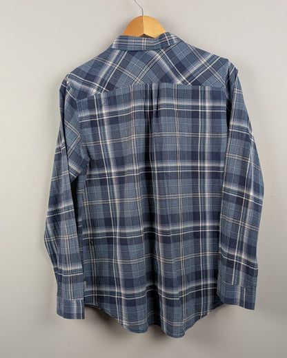 Blue Plaid Shirt