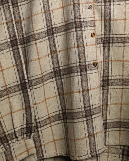 Beige Flannel Shirt