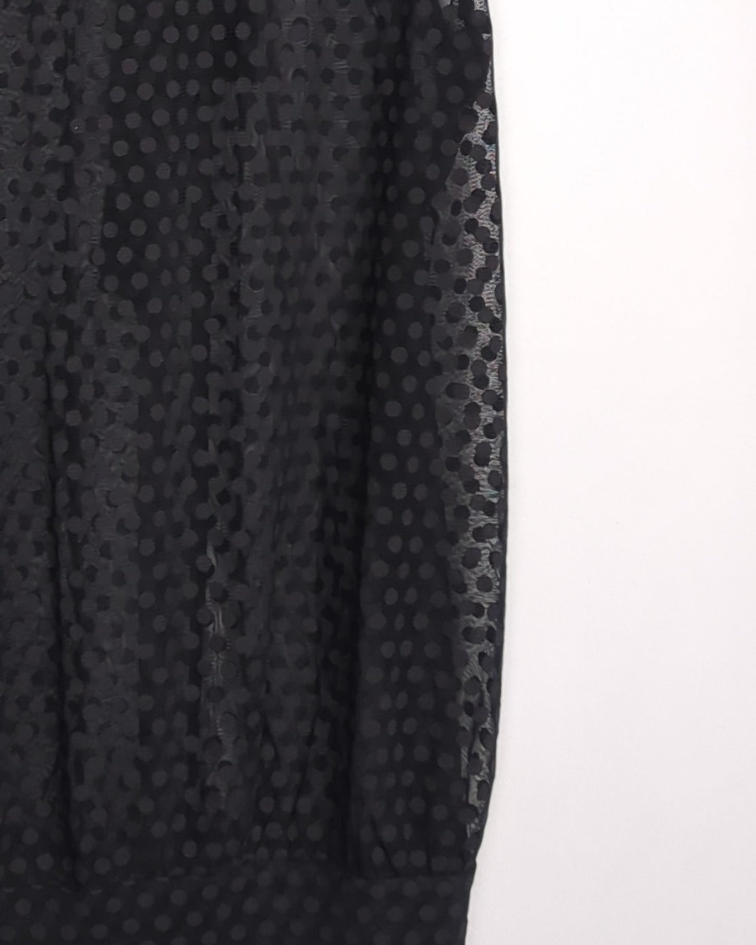 Joyful Springsummer Black Sleeveless Blouse