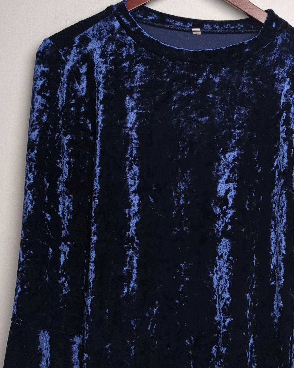 Blue Velvet Top