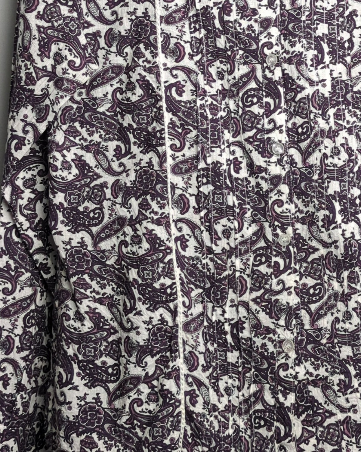Wen Ni Purple Paisley Blouse