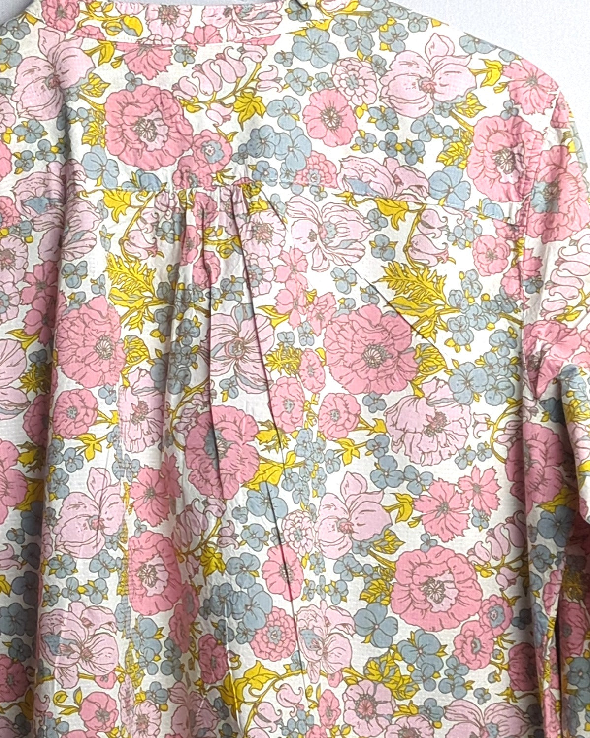 Talbots Pink Floral Blouse