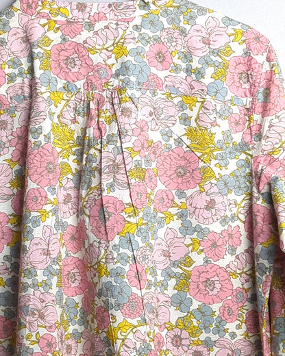 Talbots Pink Floral Blouse