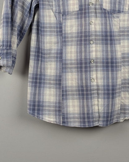 Blue Plaid Shirt