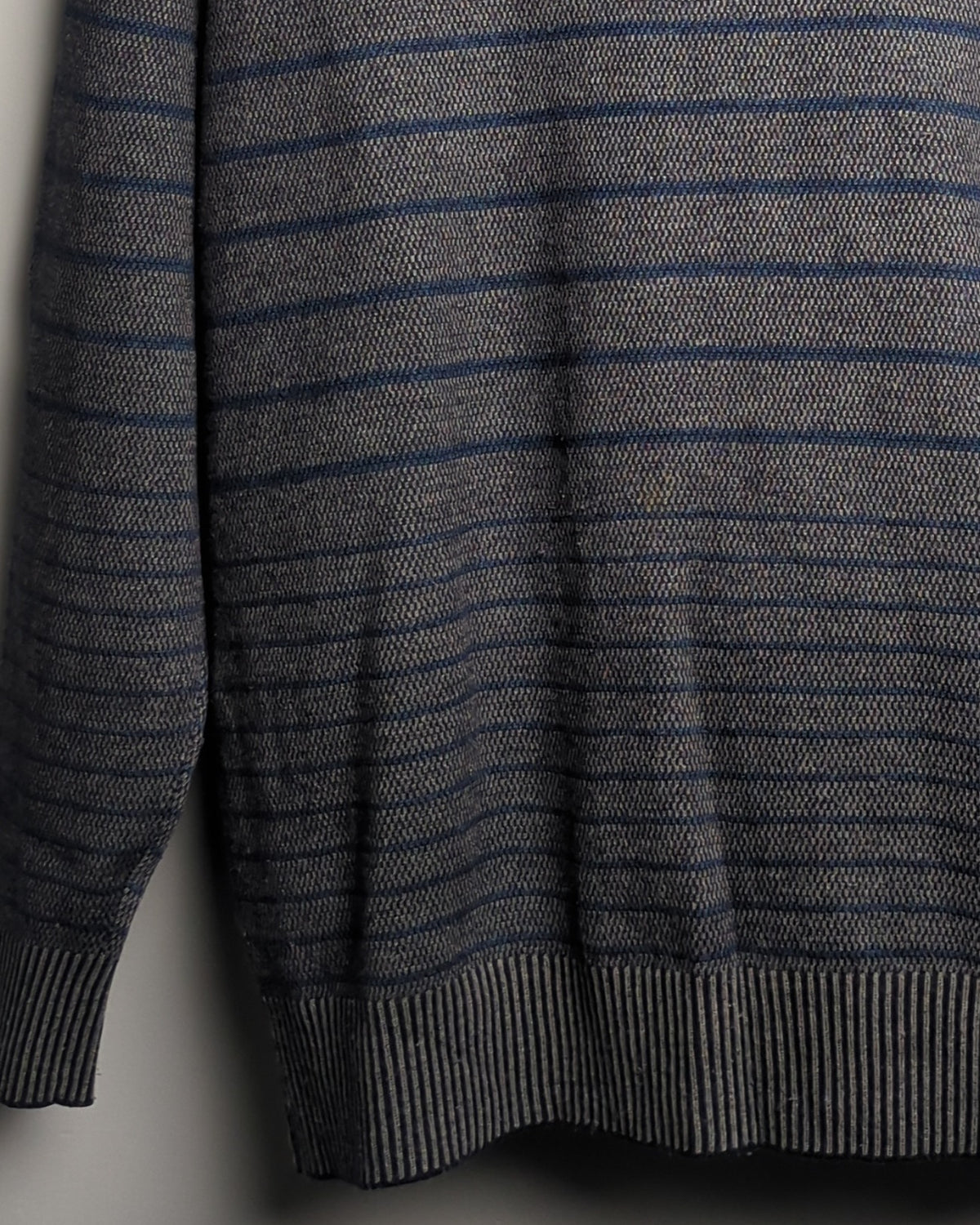Sundance Gray Striped Sweater