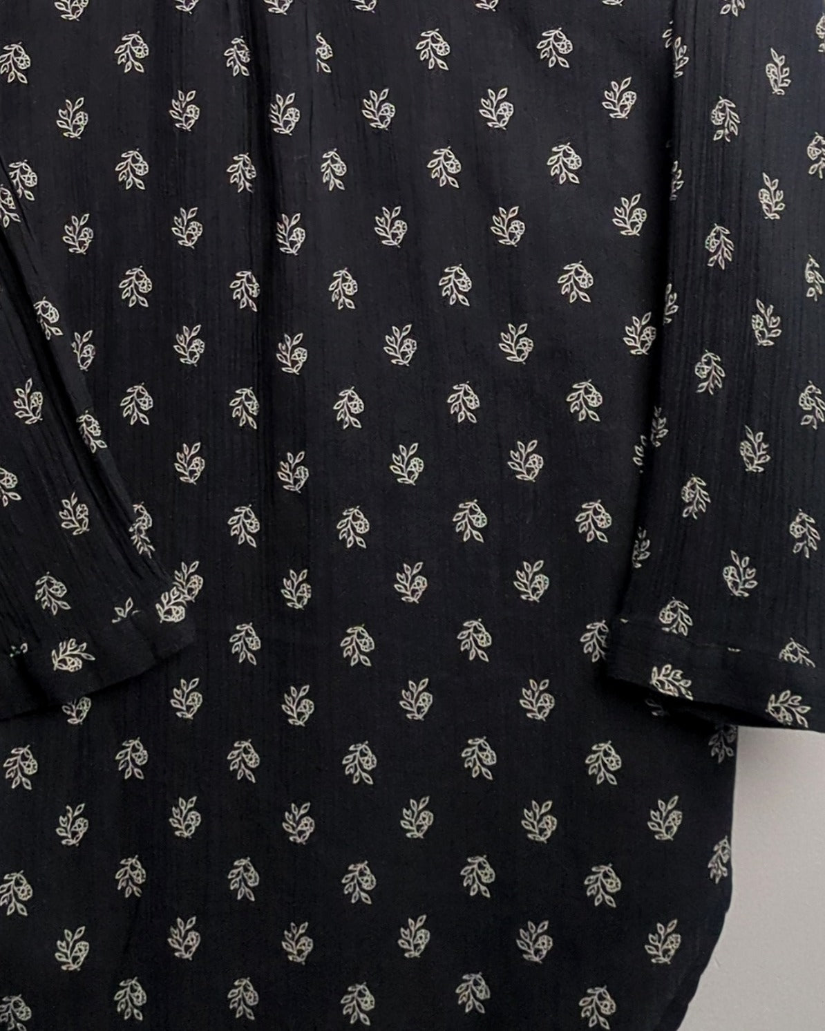 Old Navy Black Button-Down Tunic