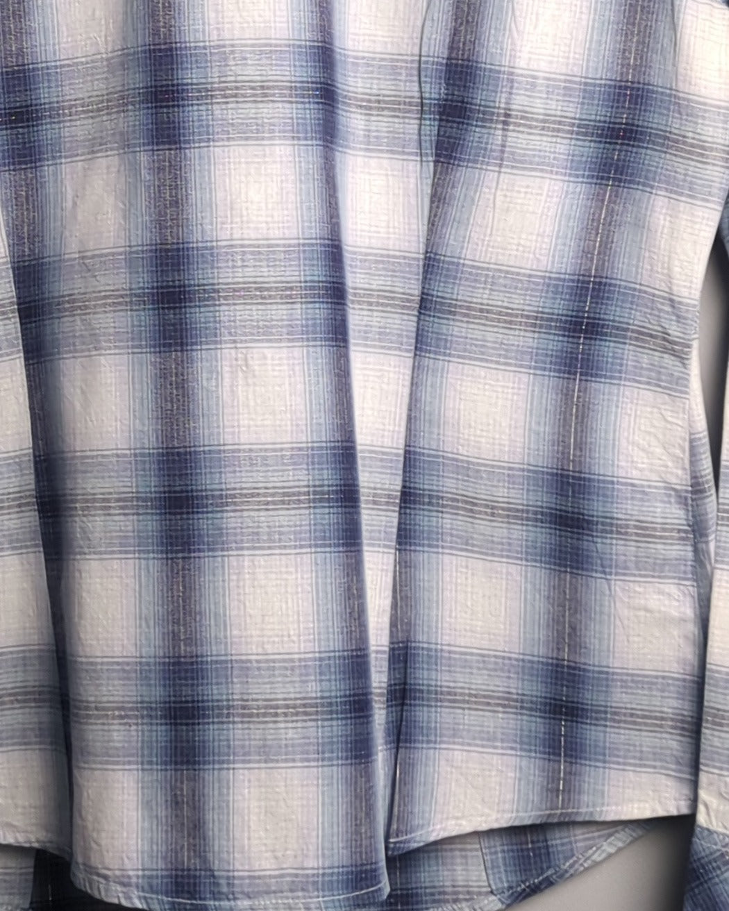 Suzy Blue Plaid Shirt