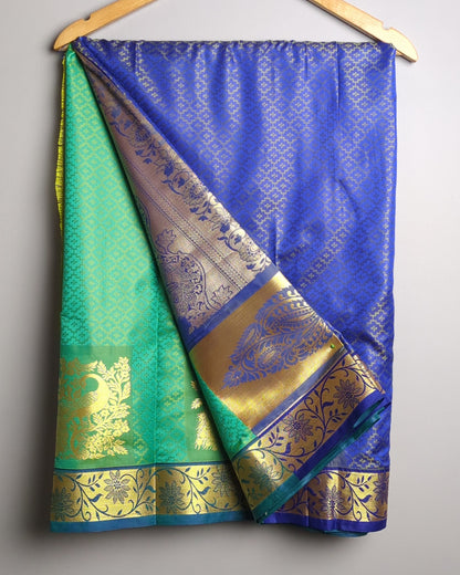 Beige Silk Saree