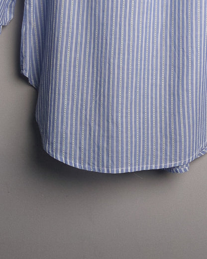 Mossimo Blue Off-Shoulder Top